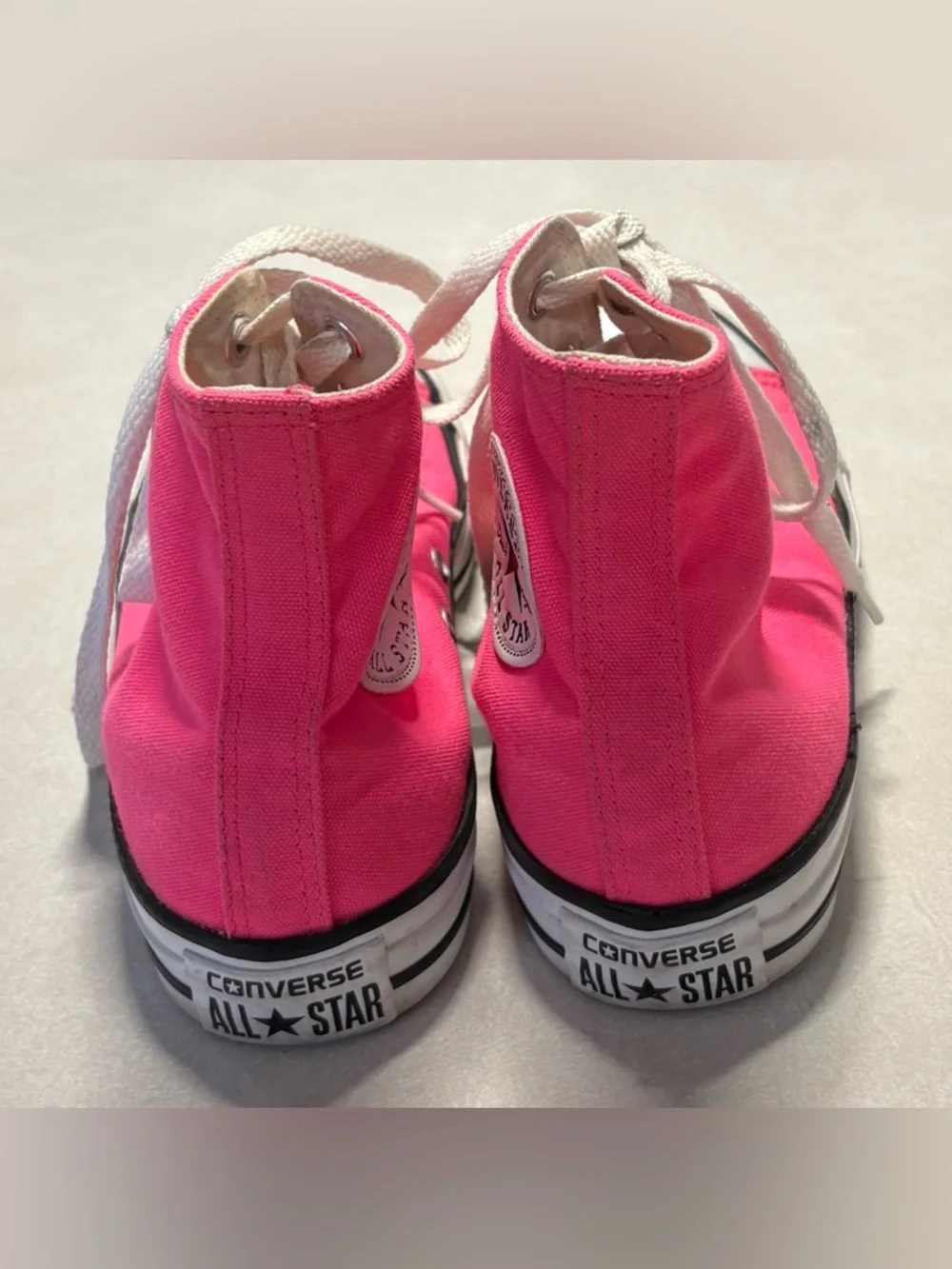 Converse Pink High-Top Canvas Sneakers - Women - Picture 4 of 7